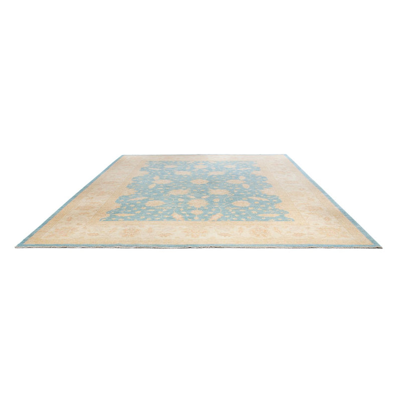Ziegler Teppich - 393 x 303 cm - hellblau