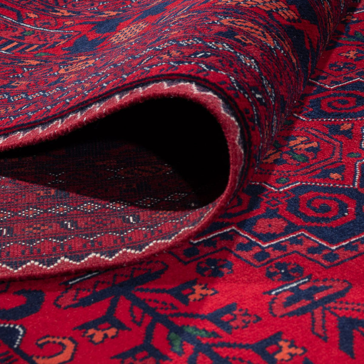 Afghan Teppich - 396 x 297 cm - rot