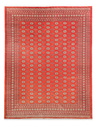 Afghan Teppich - Buchara - 401 x 311 cm - hellrot