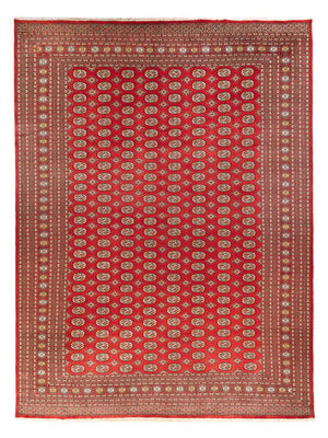 Afghan Teppich - Buchara - 418 x 310 cm - hellrot