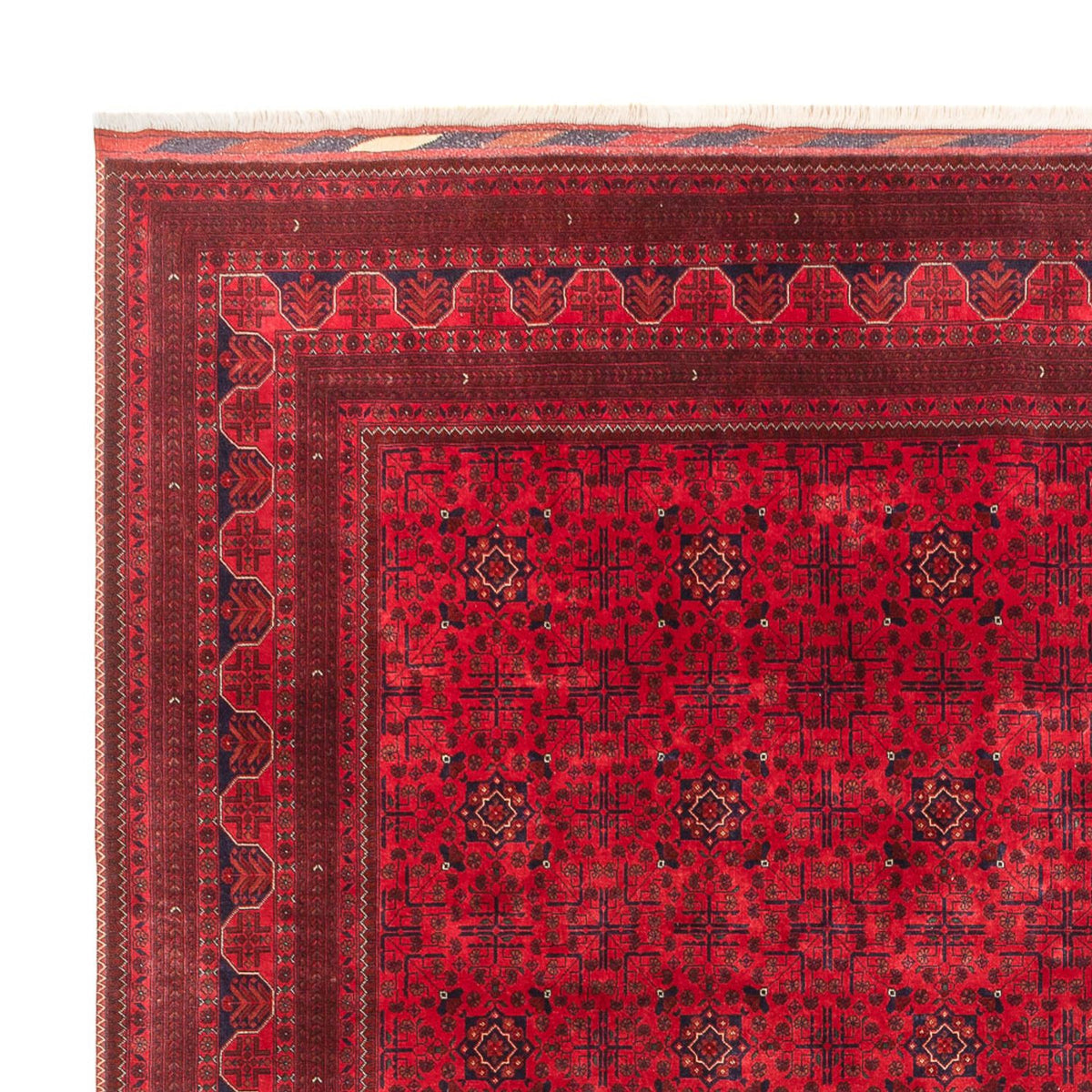 Afghan Teppich - 404 x 298 cm - rot