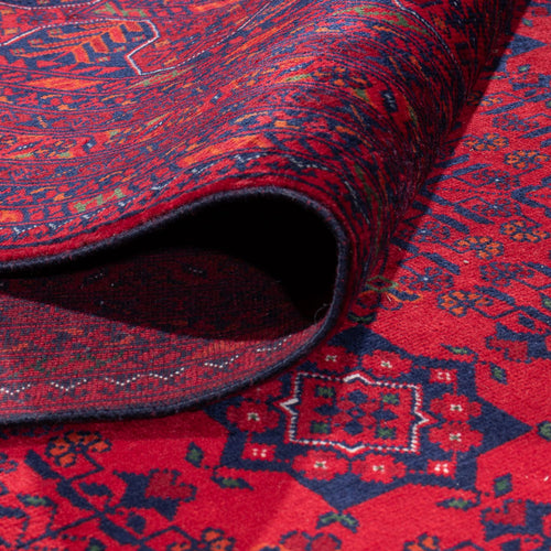 Afghan Teppich - 401 x 303 cm - rot