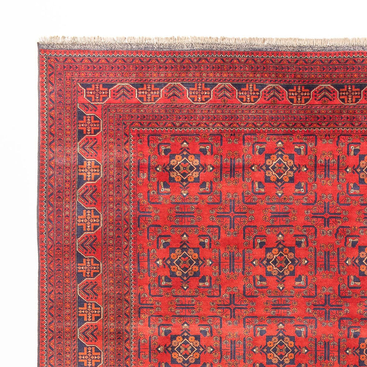 Afghan Teppich - Kunduz - 391 x 296 cm - rot