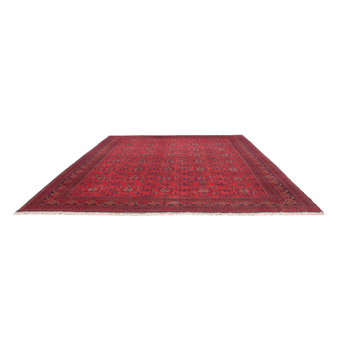 Afghan Teppich - Kunduz - 391 x 296 cm - rot