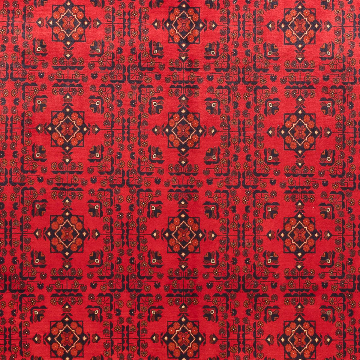 Afghan Teppich - Kunduz - 382 x 309 cm - rot