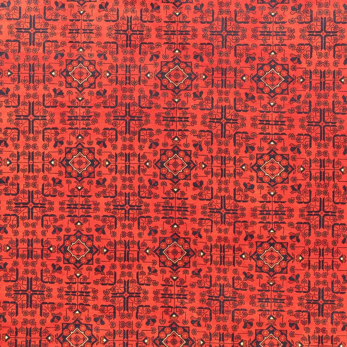 Afghan Teppich - Kunduz - 393 x 300 cm - rot