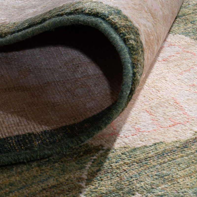 Ziegler Teppich - 365 x 275 cm - olivgrün