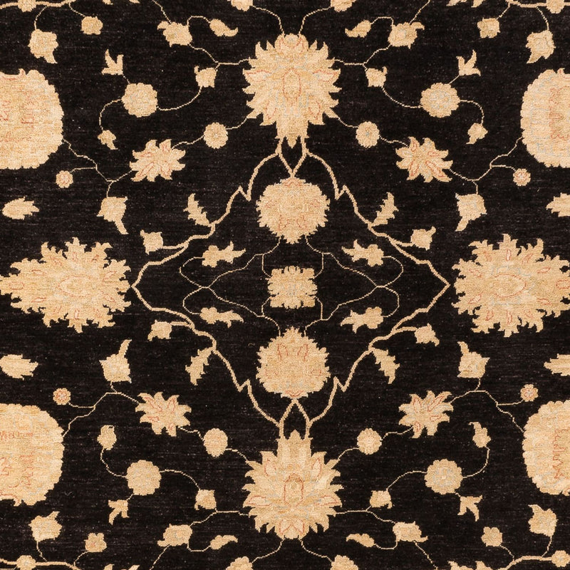 Ziegler Teppich - 378 x 272 cm - schwarz