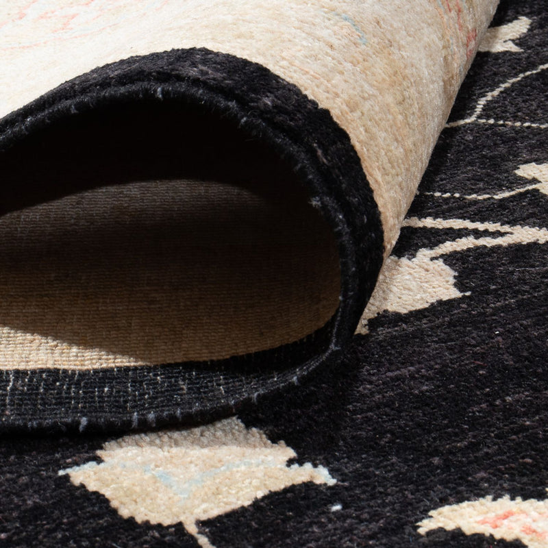 Ziegler Teppich - 378 x 272 cm - schwarz