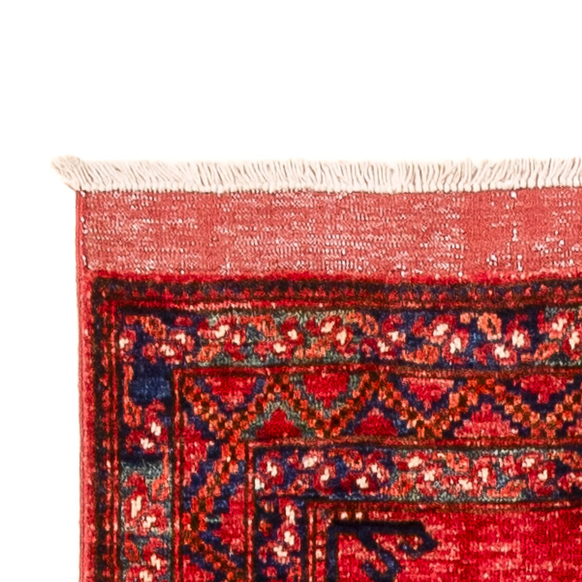Läufer Afghan - 395 x 77 cm - rot