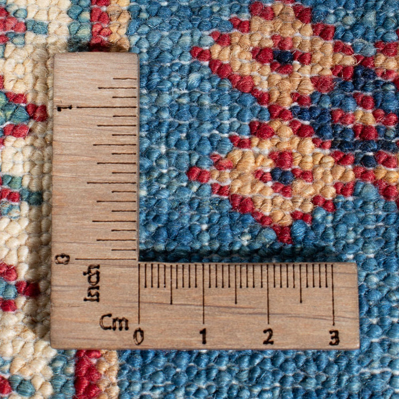 Läufer Ziegler - Kazak - 404 x 87 cm - blau