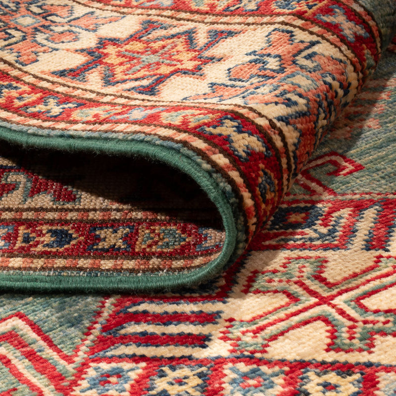 Läufer Ziegler - Kazak - 327 x 78 cm - hellgrün