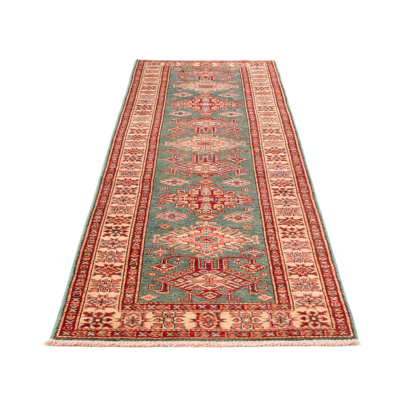 Läufer Ziegler - Kazak - 327 x 78 cm - hellgrün