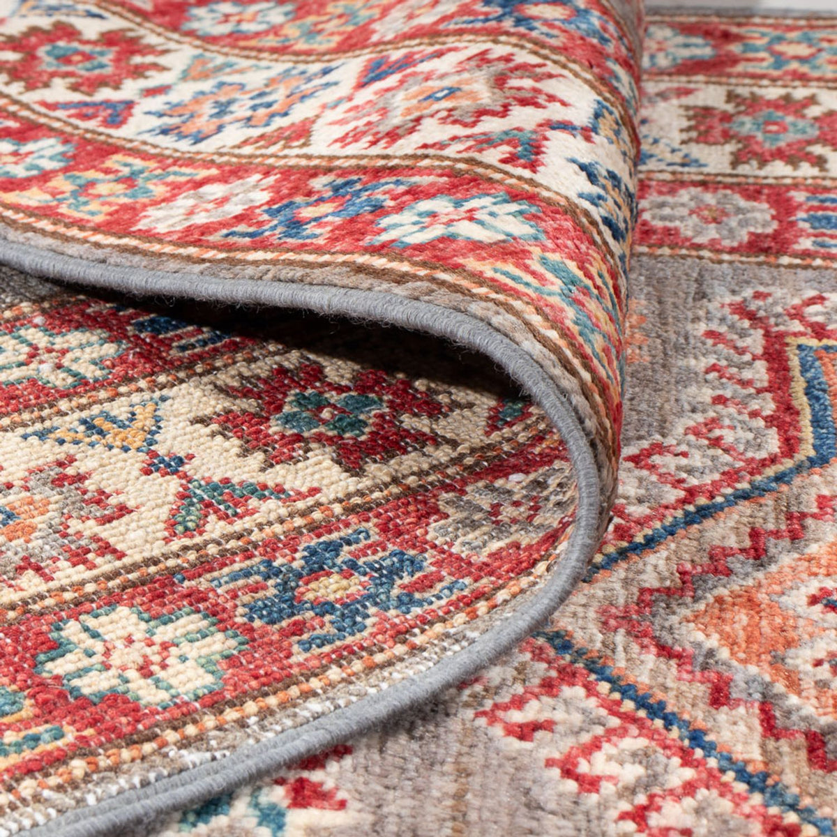 Läufer Ziegler - Kazak - 294 x 78 cm - dunkelbeige