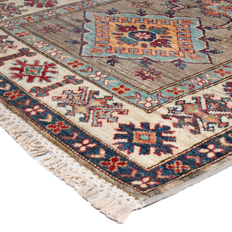 Läufer Ziegler - Kazak - 305 x 83 cm - hellgrau