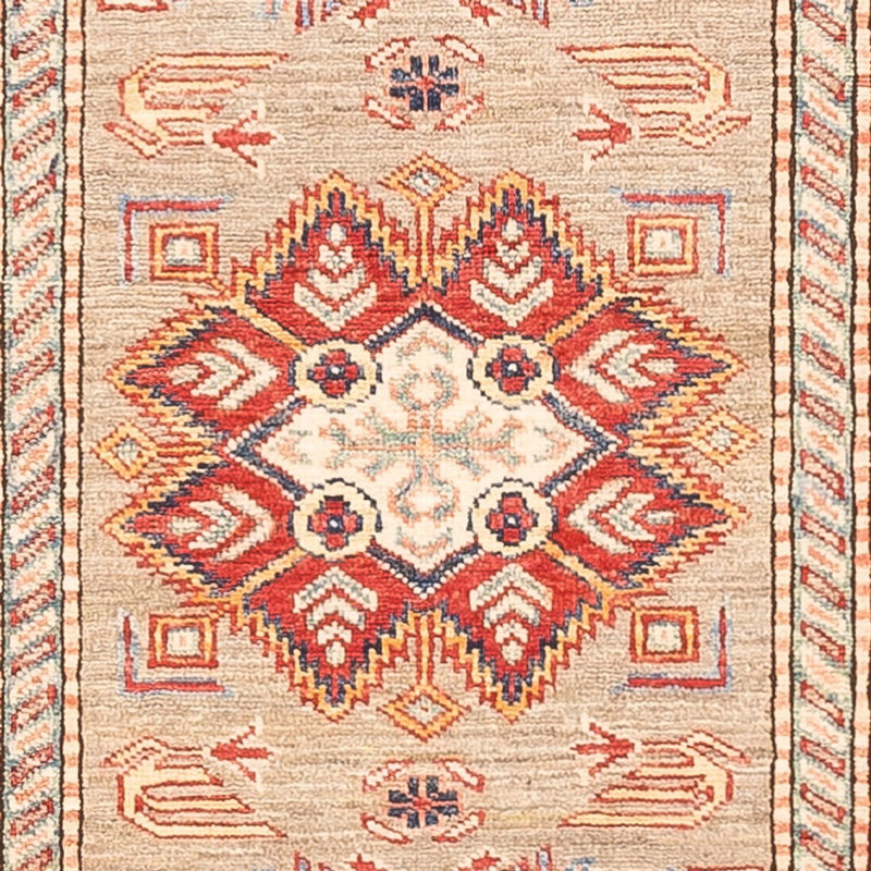 Läufer Ziegler - Kazak - 293 x 81 cm - dunkelbeige