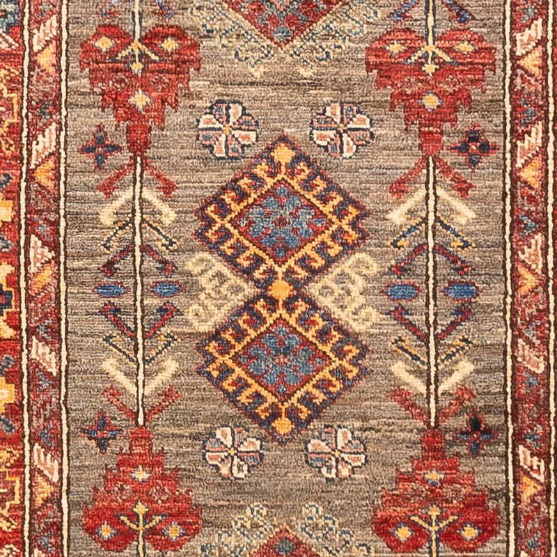 Läufer Ziegler - Kazak - 318 x 76 cm - mehrfarbig