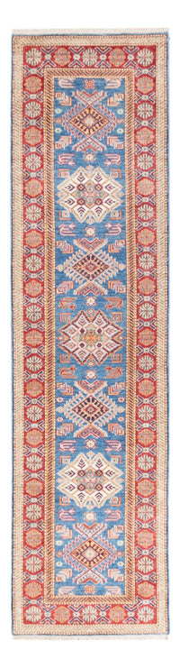 Läufer Ziegler - Kazak - 302 x 79 cm - blau