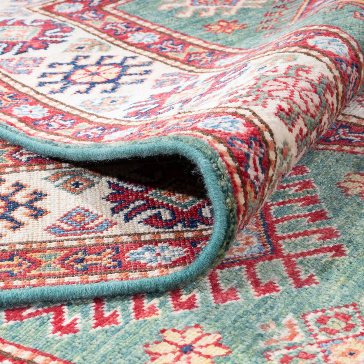 Läufer Ziegler - Kazak - 311 x 77 cm - grün