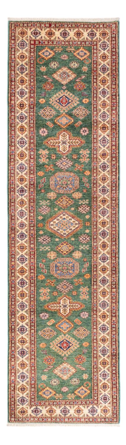 Läufer Ziegler - Kazak - 296 x 80 cm - grün