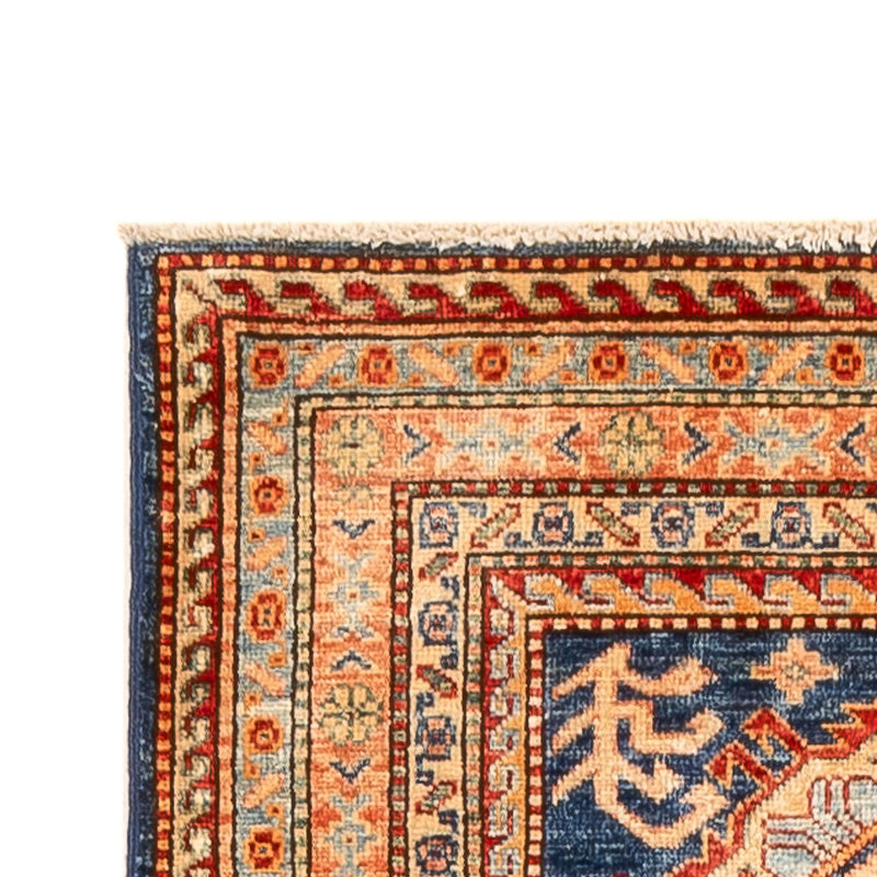 Läufer Ziegler - Kazak - 304 x 80 cm - dunkelblau
