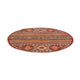 Ziegler Teppich - Shal rund  - 124 x 118 cm - mehrfarbig