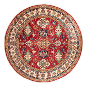 Ziegler Teppich - Kazak rund  - 306 x 306 cm - mehrfarbig