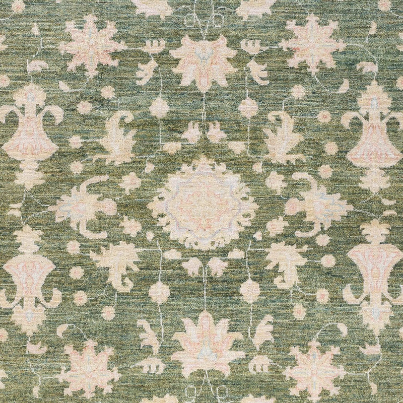Ziegler Teppich - 237 x 176 cm - grün