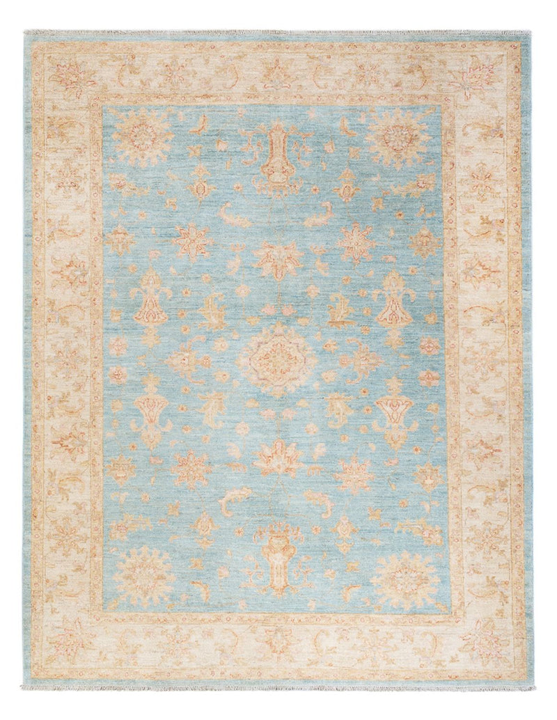 Ziegler Teppich - 235 x 177 cm - hellblau