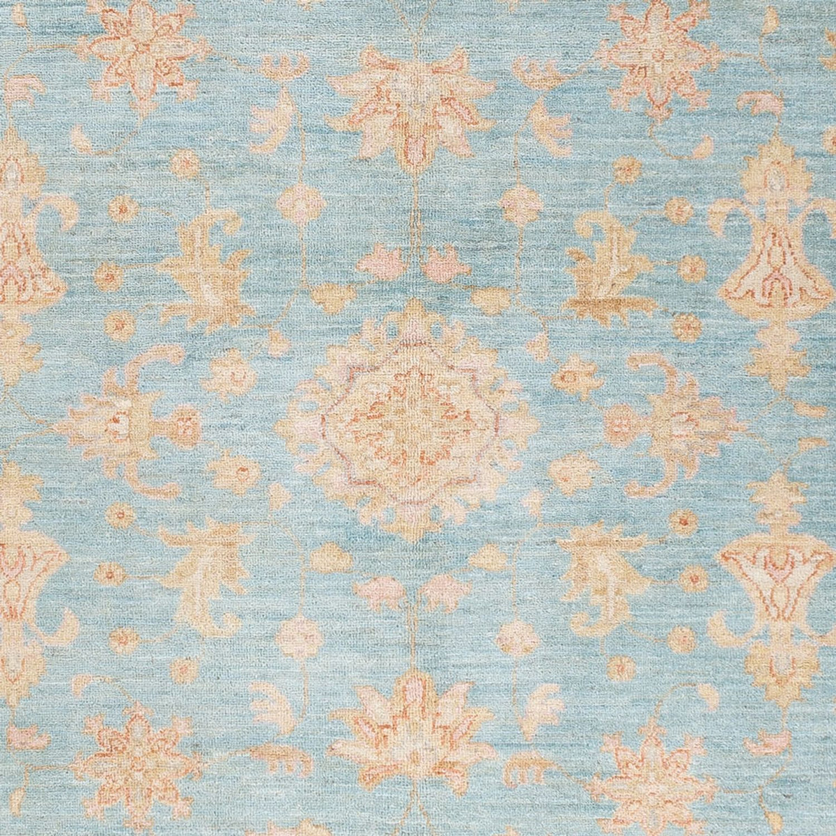 Ziegler Teppich - 235 x 177 cm - hellblau