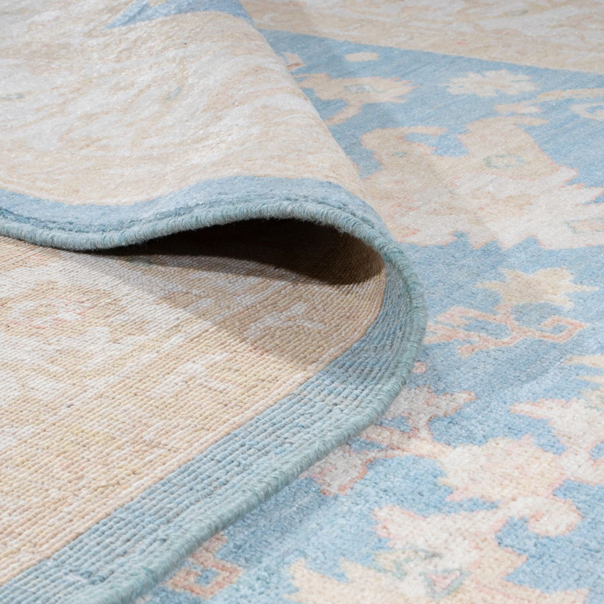 Ziegler Teppich - 240 x 178 cm - blau