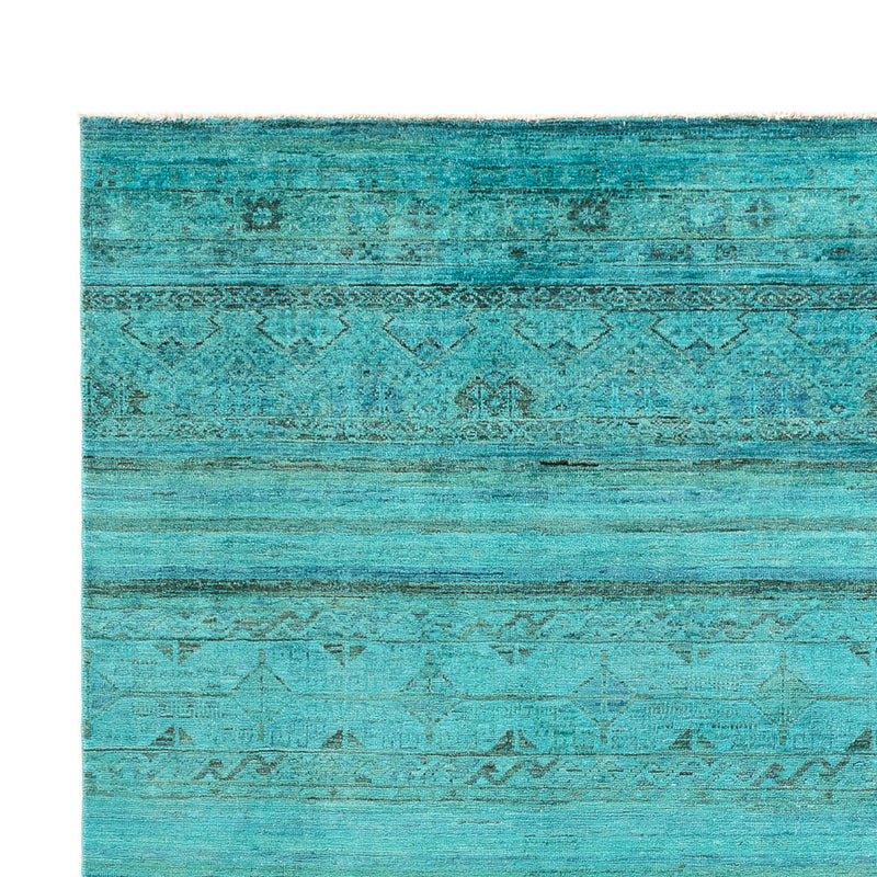 Ziegler Teppich - Modern - Vintage / Colored - 248 x 202 cm - türkis