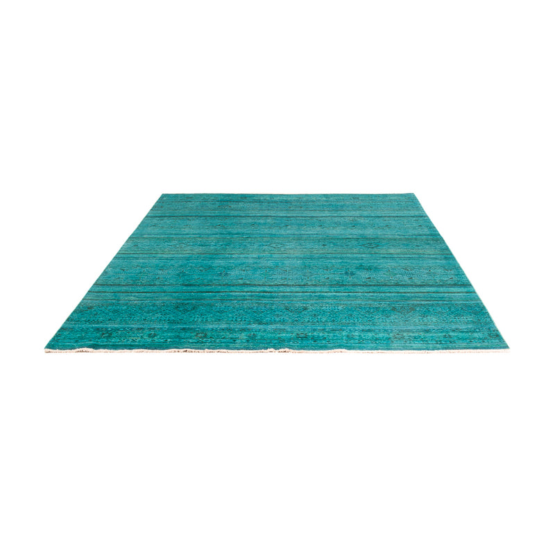 Ziegler Teppich - Modern - Vintage / Colored - 248 x 202 cm - türkis