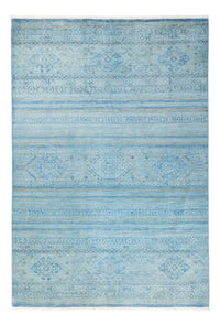 Ziegler Teppich - Modern - 250 x 171 cm - hellblau
