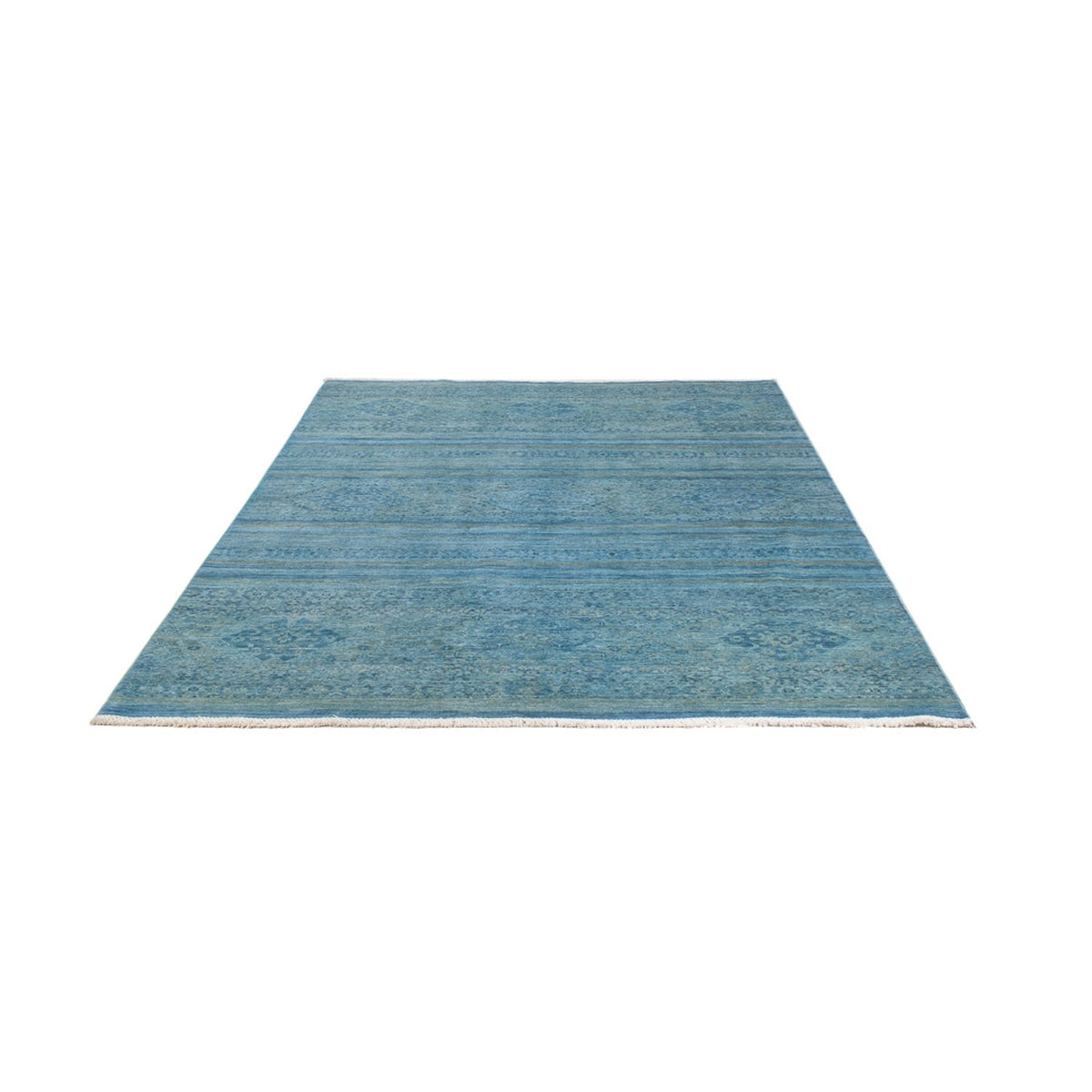 Ziegler Teppich - Modern - 250 x 171 cm - hellblau