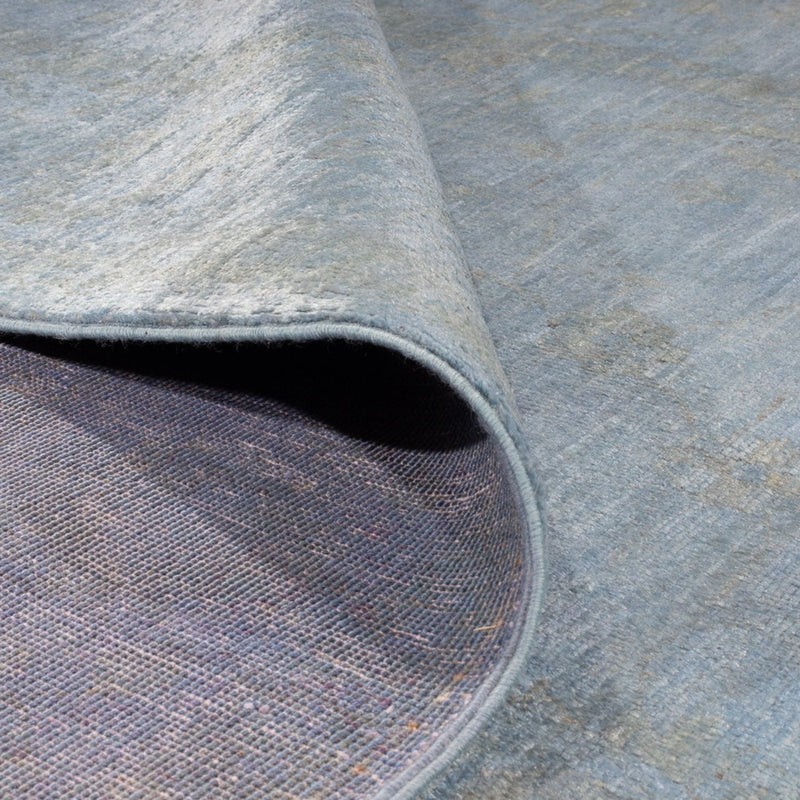 Ziegler Teppich - Modern - Vintage / Colored - 231 x 169 cm - seeblau