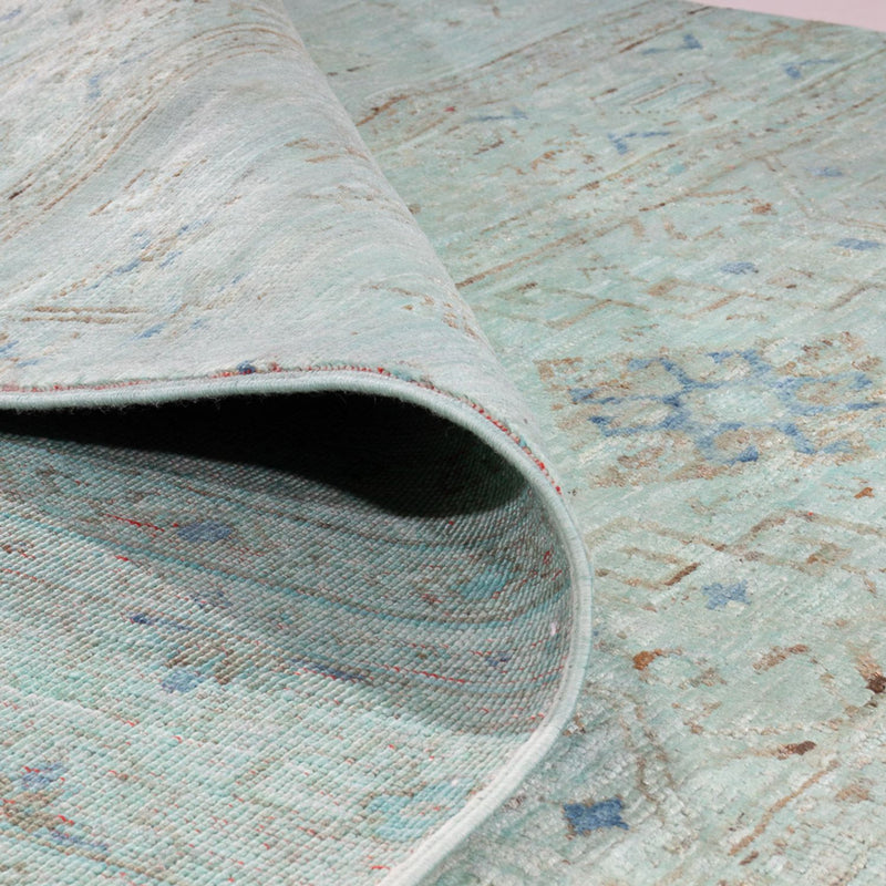 Ziegler Teppich - Modern - 237 x 164 cm - türkis