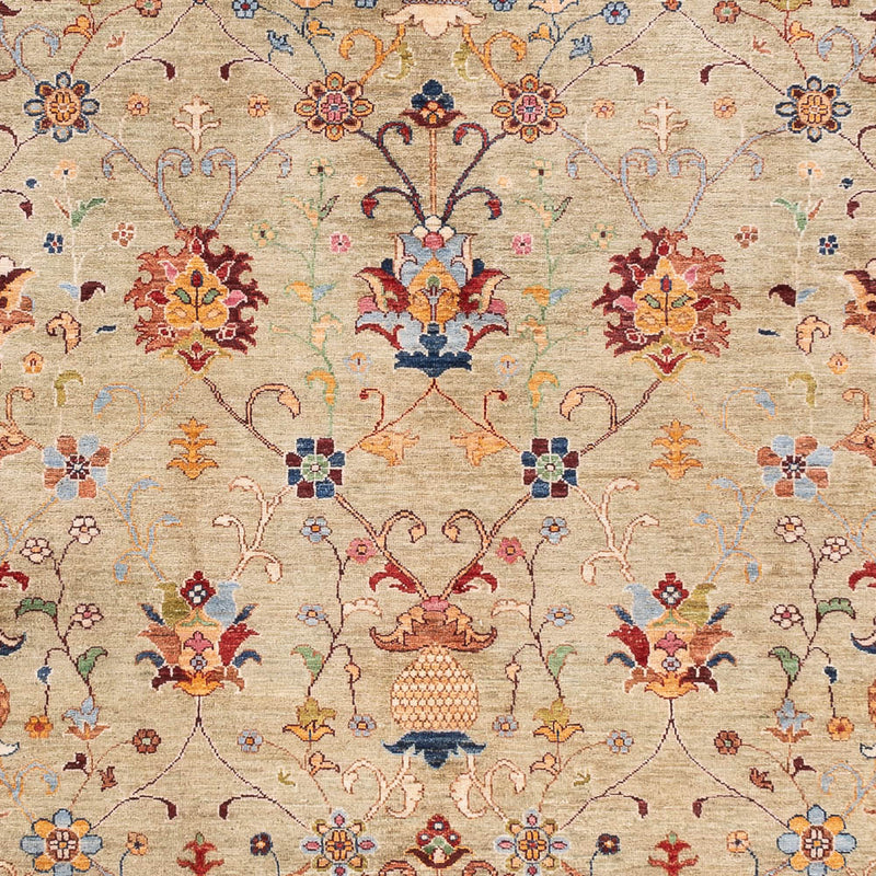 Ziegler Teppich - Ariana - 290 x 246 cm - dunkelbeige