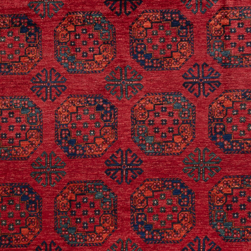Afghan Teppich - Kunduz - 306 x 255 cm - rot