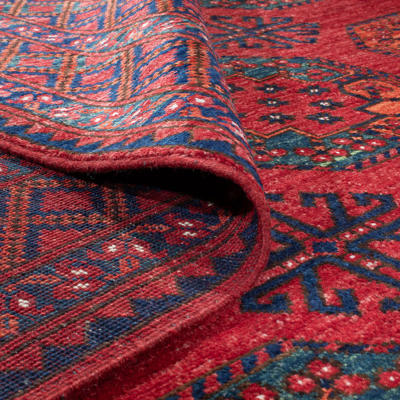 Afghan Teppich - Kunduz - 306 x 255 cm - rot