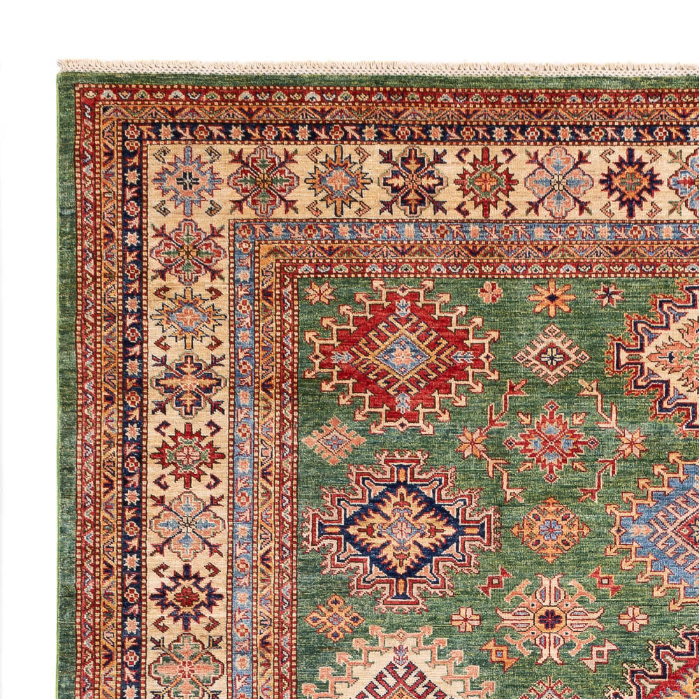 Ziegler Teppich - Kazak - 310 x 245 cm - grün