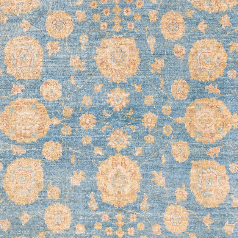 Ziegler Teppich - 205 x 150 cm - hellblau