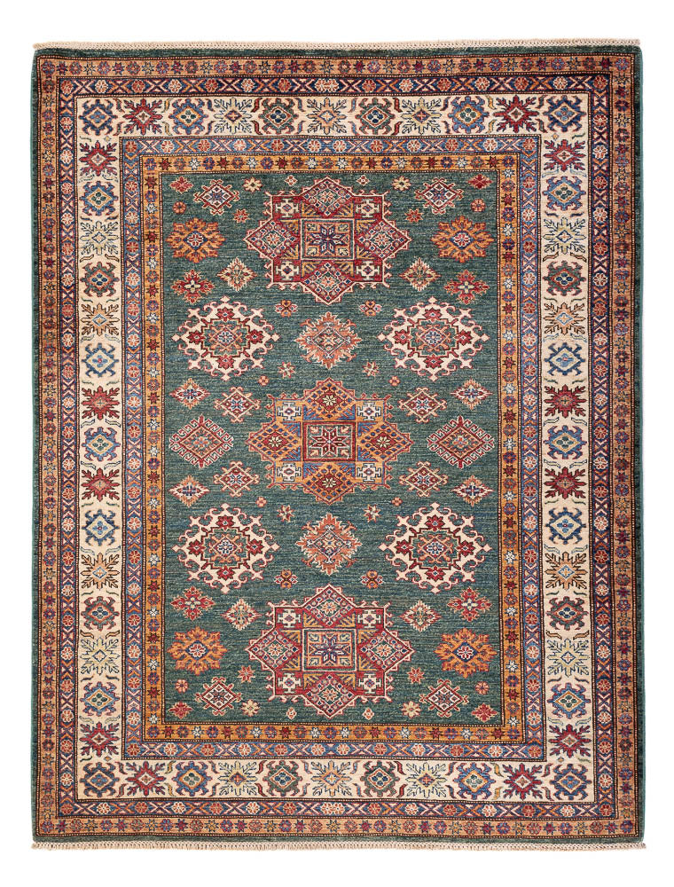 Ziegler Teppich - Kazak - 202 x 153 cm - grün
