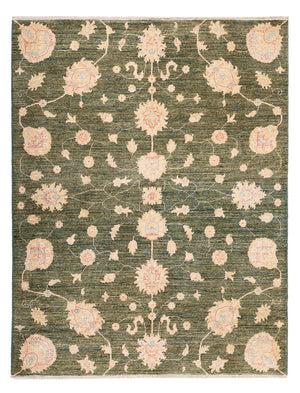 Ziegler Teppich - Modern - 200 x 151 cm - olivgrün