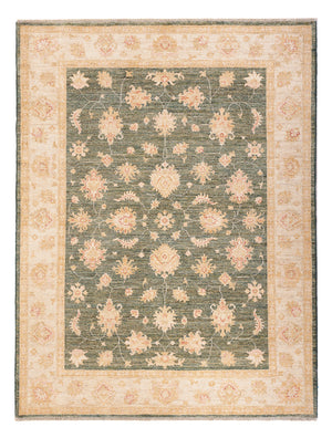 Ziegler Teppich - 202 x 155 cm - olivgrün
