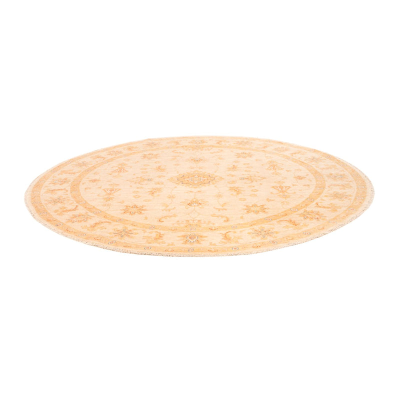 Ziegler Teppich rund  - 202 x 200 cm - beige