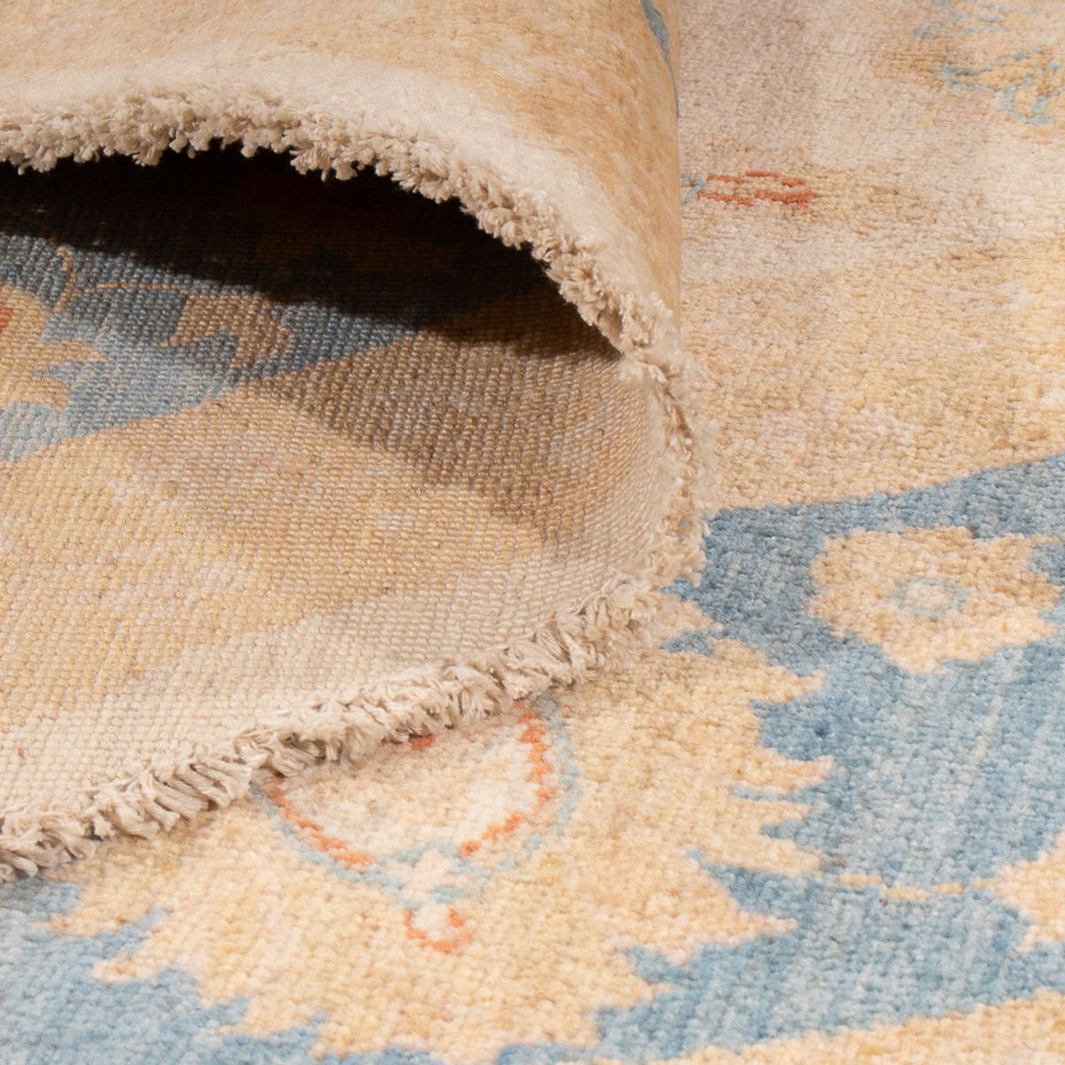 Ziegler Teppich rund  - 246 x 245 cm - beige