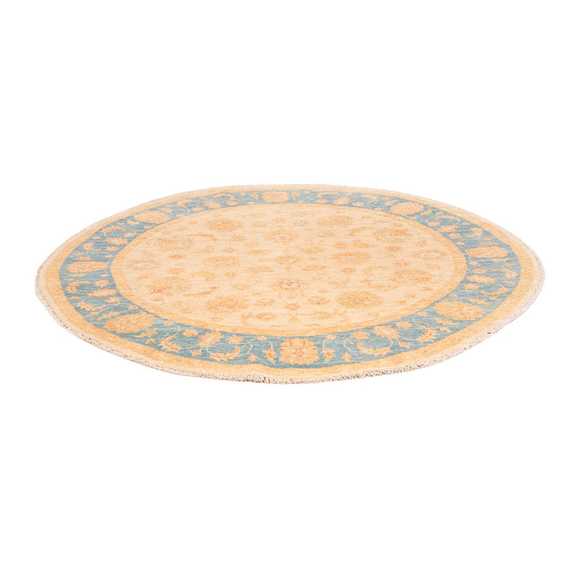 Ziegler Teppich rund  - 149 x 145 cm - beige