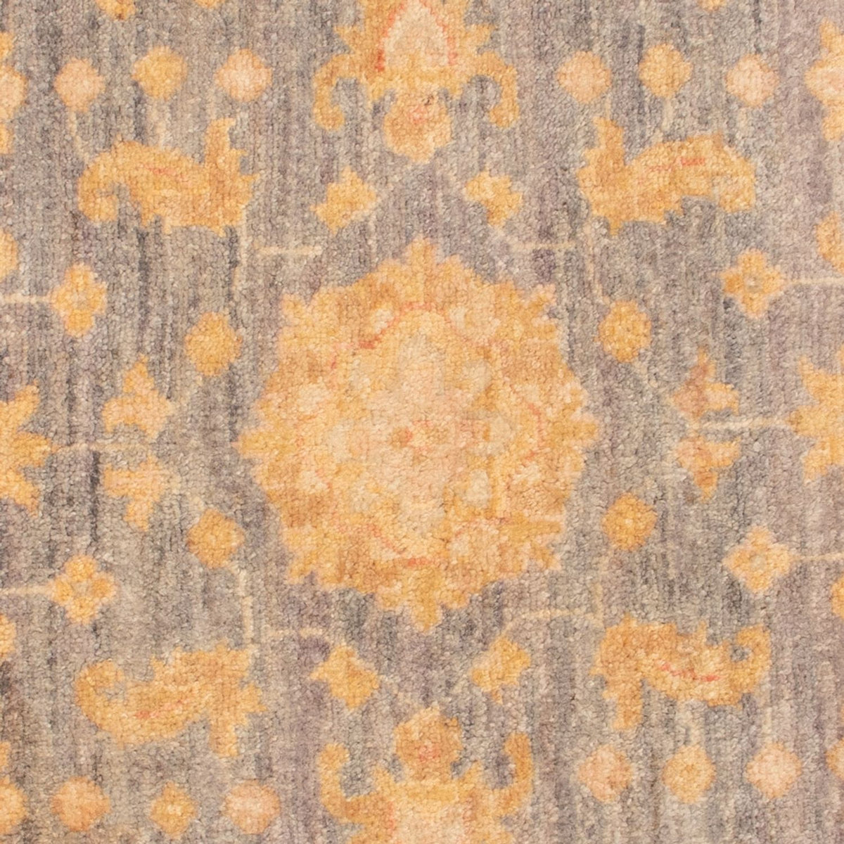 Ziegler Teppich rund  - 92 x 96 cm - beige