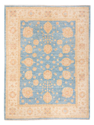 Ziegler Teppich - 202 x 148 cm - blau